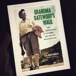 "Grandma Gatewood" A picture of a Kindle book cover on my iPad may seem an odd choice, but not when it's a book worth sharing. I'm only 1/4 of the way through and am highly enjoying it. Not only is the story of this 67 year old lady's thru hike on the AT a fascinating one, it's also a nice history lesson. A lot has happened in our modern world just since the 1950s (interstates were built, cars were manufactured, etc), which really puts things in perspective. If you're hiker or enjoy the outdoors (and living off the grid), give this one a read.