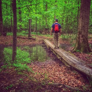 "I Think I See Bigfoot" From one of our many hikes.